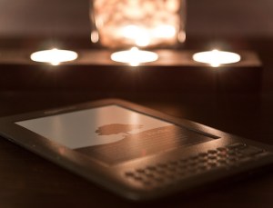 Kindle by candlelight
