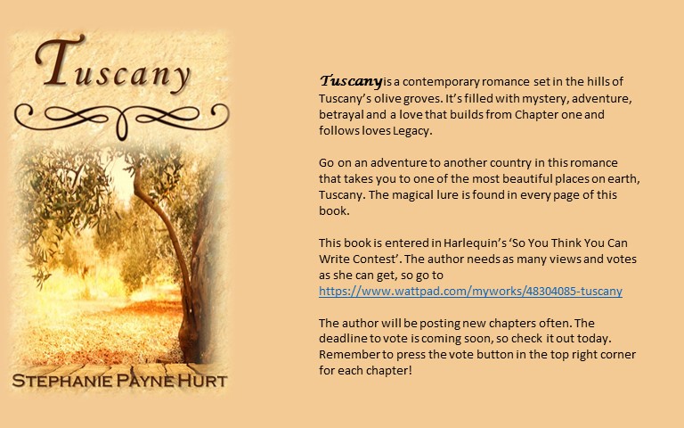 Tuscany Wattpad ad